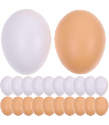 Lot de 2 Œufs factices en plastique pour poule pondeuse Plume & Compagnie pas cher | Achat/vente Lot de 2 Œufs factices en plastique pour poule pondeuse Plume & Compagnie pas cher | Achat/vente