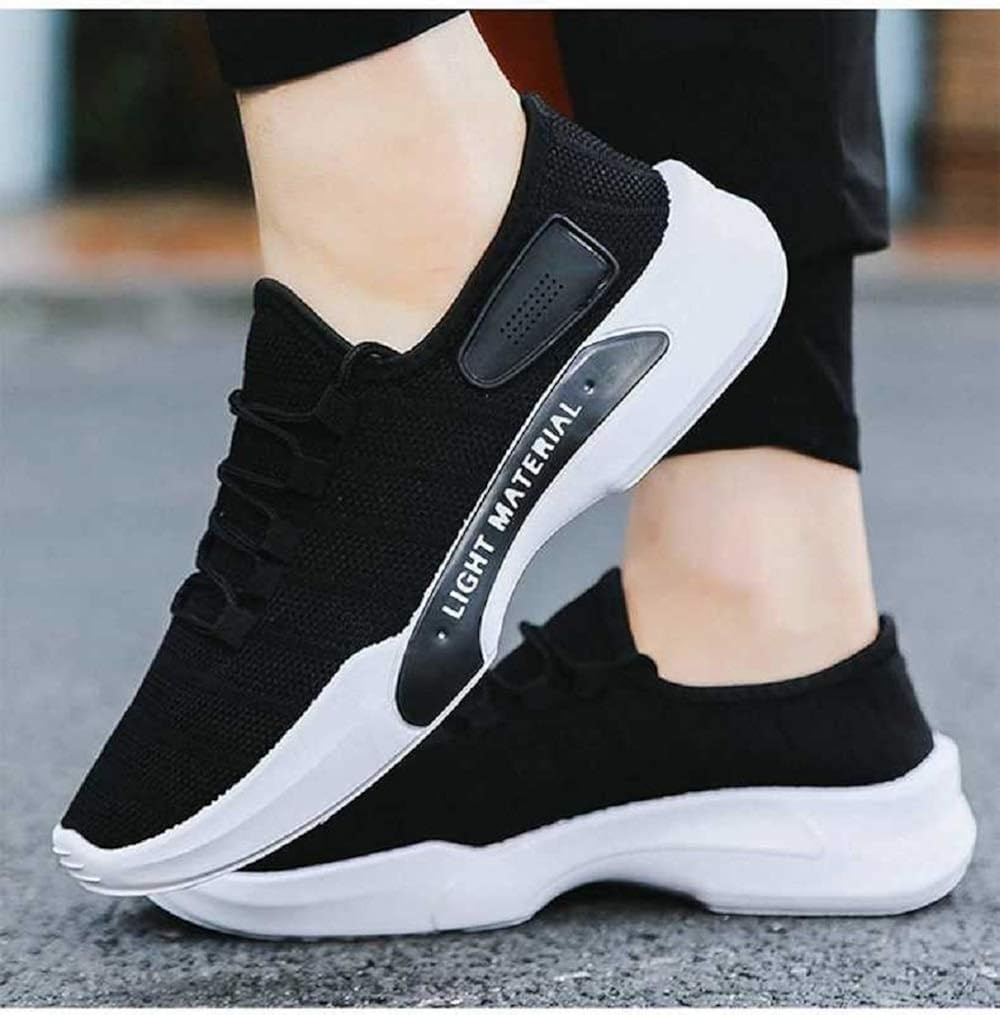 black casual sneakers for men