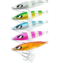 Leurres De Pêche Slow Pitch Jig - Pour Eau Salée | Brillants Et Avec Hameçons Doubles