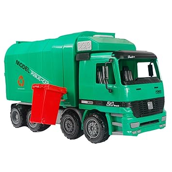 friction powered garbage truck