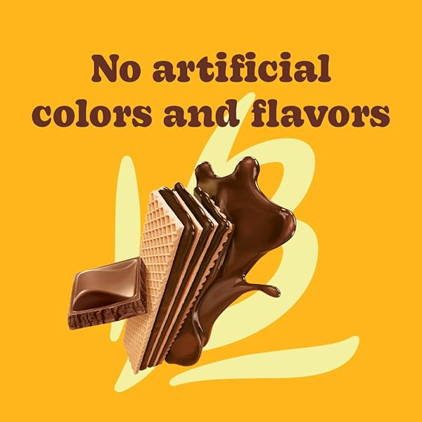 BAUDUCCO CHOCOLATE WAFER COOKIES – SUGAR FREE DELICIOUS & CRISPY WAFERS WITH 3 DELICIOUS, INDULGENT DECADENT LAYERS OF CHOCOLATE FLAVORED CREAM – 0G OF ADDED SUGAR – GREAT FOR SNACKS & DESSERT – NO ARTIFICIAL COLORS OR FLAVORS, 5OZ (PACK OF 1)