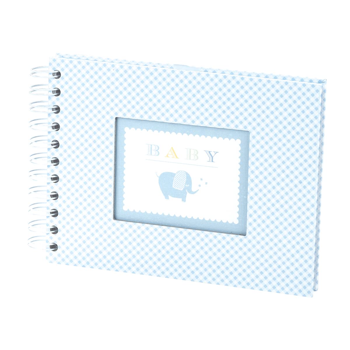Rössler Baby Boy 13291930002 Photo Album with Wire-O Binding Light Blue Birth and Christening Pack of 1 — image 1