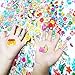 60 Different Sheets 1500+ Novelty 3D Puffy Bulk Stickers , Perfect for Kids Craft Scrapbooking Class Girl Boy Birthday Gift Toddlers-Including Animals, Stars, Fish, Transportations,Flowers,Sports and