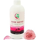 100% Pure Rose Water 33.8 fl oz | for Face & Hair | Alcohol Free & Artificial Coloring Free | by Yogi's Gift® (33.8 fl oz)