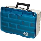 Plano Two Level Magnum 3500 Tackle Box, Beige, 1-(Pack),Sandstone/Blue