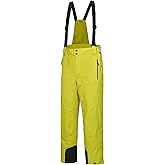 Mapamyumco Mens Snow Bibs Waterproof Stretch Ski Pants Insulated Snowboard Pant with Detachable Suspenders for Outdoor Hiking