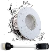 Sweier IP65 LED Recessed Downlight 68mm Cutout White GU10 Aluminum