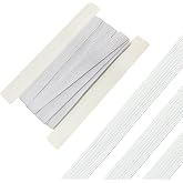 White Elastic for Sewing Knit Elastic Band 5/8inch Flat Elastic Band for Sewing Stretch Elastic Cord for DIY Projects, Arts &amp; Crafts