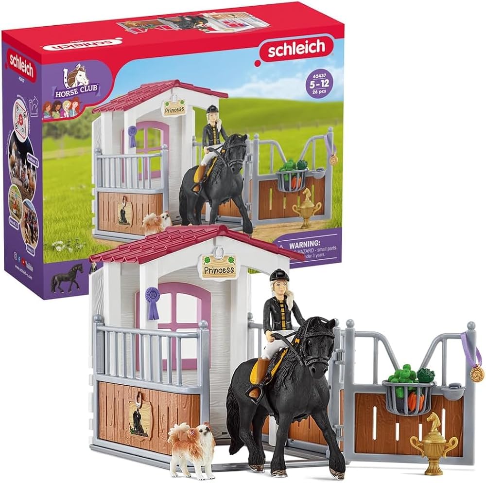 Schleich Horse Club 26Pc Stall with Tori & Princess