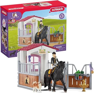 Schleich Horse Club 26Pc Stall with Tori & Princess