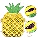 Pineapple Crossbody Bag, Pershoo Women Cute 3D Fruit PU Leather Shoulder Bag Adjustable Long Chain Strap Small Clutch Handbag Cell Phone Pouch Case Travel Wallet Messenger Bag Sling Bag - Yellow