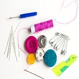 CCLKHY 2 Pieces Needle Threader, Plastic Hand Sewing Tool, Random Color view 6