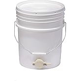 Little Giant® Plastic Honey Bucket with Gate | Beekeeping Supplies | Honey Extractor Equipment | Assembled in USA | 5 Gallon