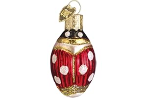 Old World Christmas Insect Collection Glass Blown Ornaments for Christmas Tree Lucky Ladybug