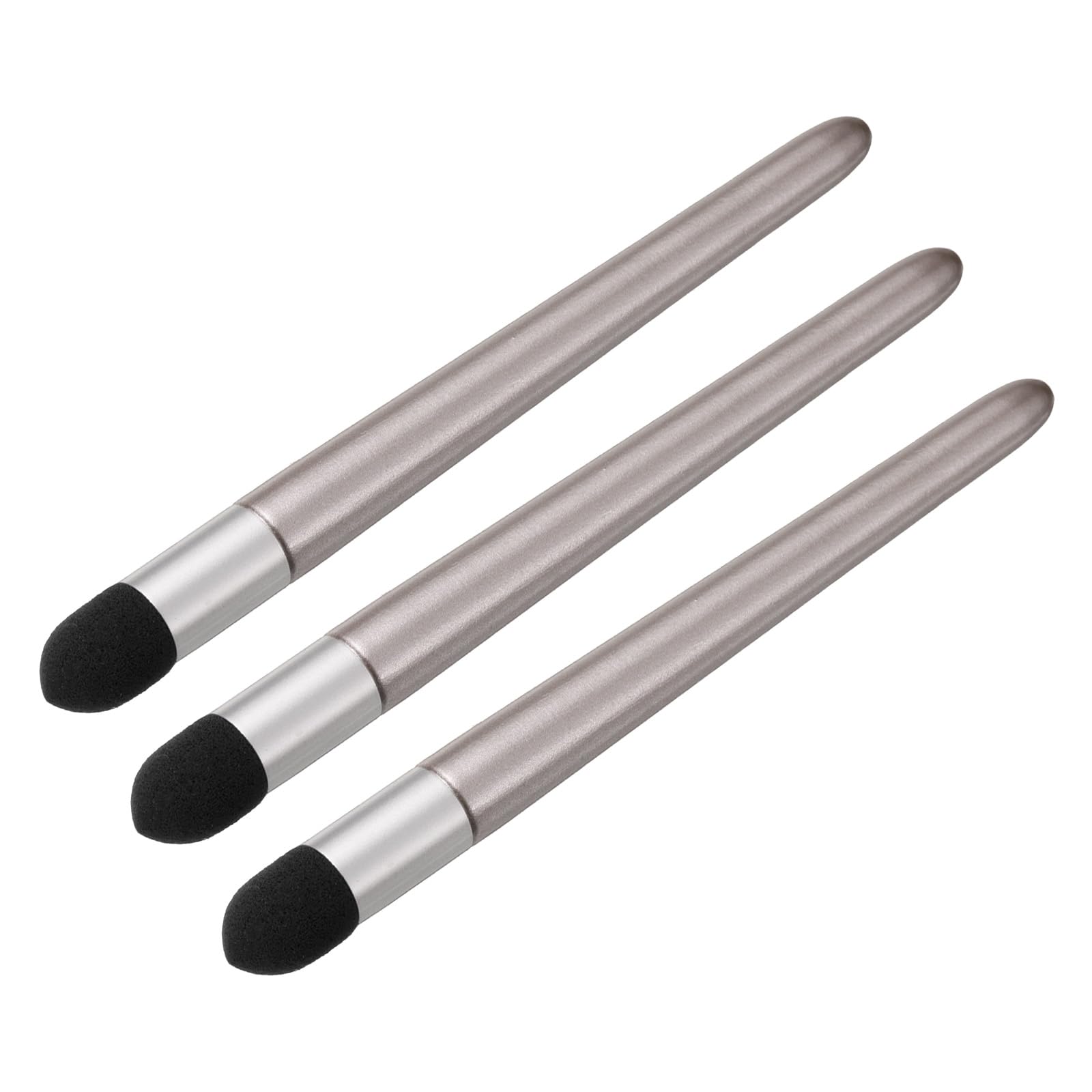 PATIKIL Medium Blending Stump Artist Blending Sponge Pen, 3 Pcs Washable Reusable Rubbing Sponge Brush Sketch Modification Sponge Pen Art Blenders Tool for Drawing Correction, Rose Gold