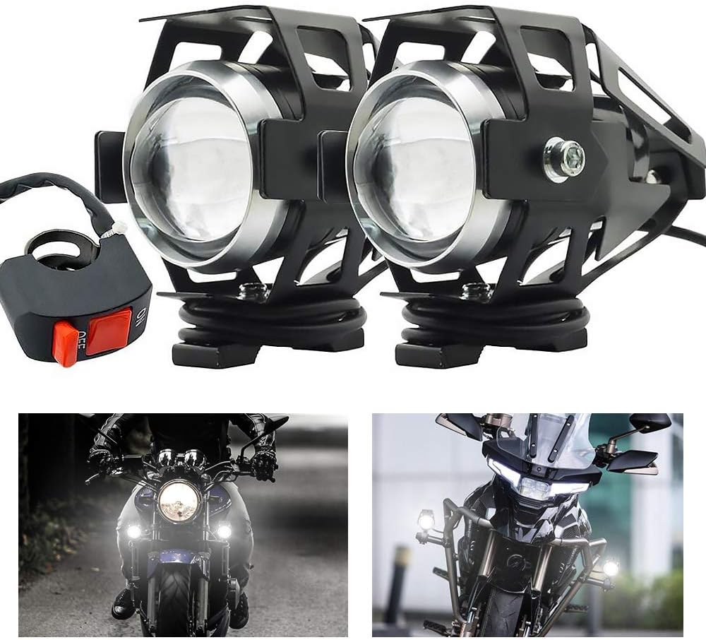 Motorcycle Headlights,Biqing Motorbike Spot Driving Lights CREE U5
