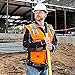 KwikSafety CLEARANCE | BIG KAHUNA Class 2 ANSI Safety Vest OSHA High Visibility Reflective Stripes Heavy Duty Mesh Pockets and Zipper Hi-Vis Construction Work Hi-Viz Surveyor Mens Yellow 2XL/3XL