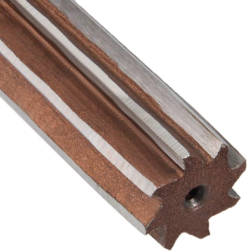 sourcing map Hand Reamer 3/4" High Speed Steel H7 8 Straight Flutes Hand Milling Cutter Tool - Image 4