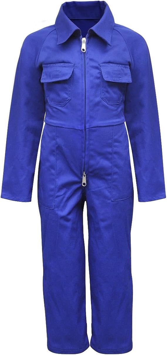 vidaXL Tuta da Lavoro Meccanico Tuta Estiva Blu per Bambini Taglia 134/140 Amazon.it Abbigliamento