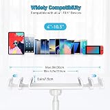 FATE TO FATE Gooseneck Tablet Holder 360° Flexible Lazy Arm Bed Mount White view 4