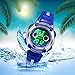Multi Coloured Lights Time Teacher Watch for Boys Digital Sports Swim,Frozen,Waterproof Kids Boys Watches Blue,for Age 3-8