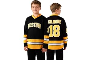 GITOWU Youth Happy Gilmore #18 Adam Sandler 1996 Movie Stitched Ice Hockey Jersey for Kids