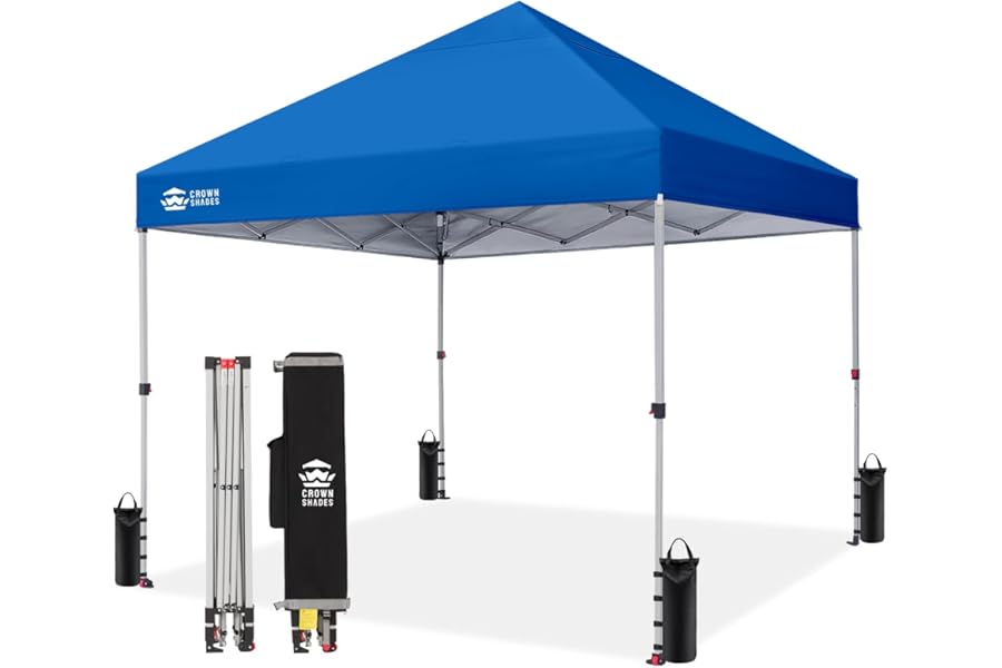 8x8 Pop Up Canopy Tent - Easy Setup Beach Shade