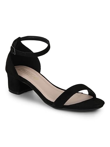 truffle collection black heels