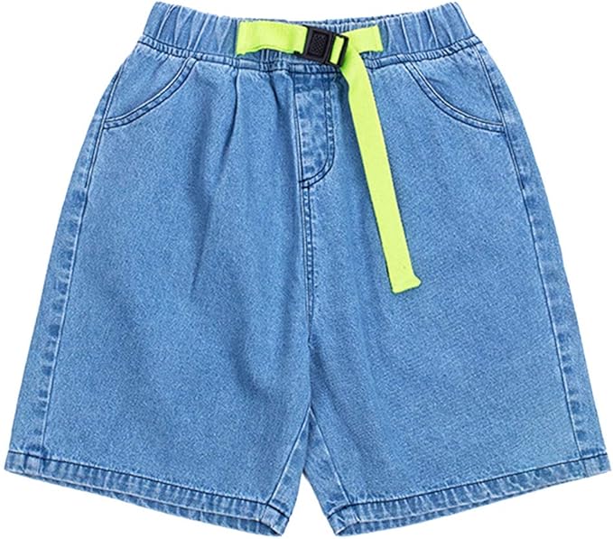 Happy Cherry Baby Jeans Shorts - Mit Löchern & Elastischem Bund