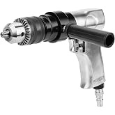 Pneumatic Drill 1/2" Chuck 700RPM Heavy-Duty Industrial Air Drill with Adjustable Speed &amp; CW/CCW Rotation Anti-Vibration Handle for Drilling Tapping, Screwdriving