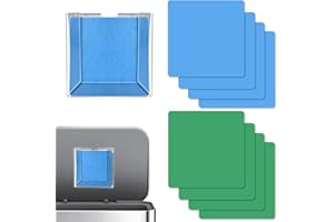 AOLLETEAU 8-Pack Universal Stick-On Air Freshener & Deodorizer Pads, Odor Absorbing & Purifying Sheets for Trash Cans, Compost Buckets, Countertop Bins and Recycling Bins