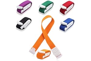 DIELLY Tourniquets, Emergency Outdoor Tourniquet First Aid Tactical Life Saving Hemorrhage Control,Medical Buckle Tourniquet with at Home, Outdoors, Sports, Workplace, Hiking & Survival (6 Pack) Elastic