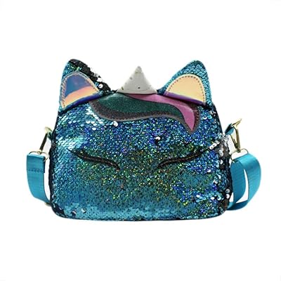 Glitter Unicorn Crossbody Bag for Women, Girls, Kuwait Ubuy