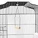 go2buy Large Birdcage Parrot Cockatiel Canary Cage,18x14x36 Inches (Black)thumb 4