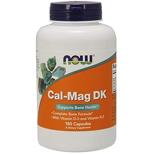 Now Supplements, Cal-Mag DK with Vitamin D-3 and Vitamin K-2, 180 Capsules