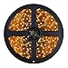 Weatherproof Warm White LED Light Strip, 3528 - 16.4 Feet, 300 LEDs, 3000K, 72 Lumens per Foot. 12V DC