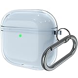 Clear Blue case Compatible with AirPods