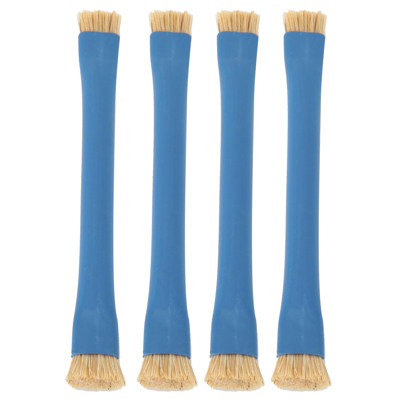 Anti-Static Hard Brush,4PCS Double Heads Mobile Phone Repairing Soldering Cleaning Tool,for Mobile Phone Cleaning Mainboard Circuit IC Cleaning,Keyboard Tablet PCB BGA Repair Soldering(Blue)