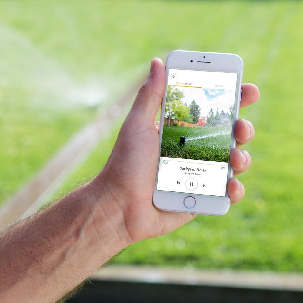 Rachio WiFi Smart Lawn Sprinkler Controller, 8-Zone 2nd Generation, Alexa and Apple HomeKit Compatible with Rain, Freeze and Wind Skip (8ZULW-B) : Garden & Outdoor