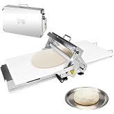 Manual Dough Sheeter 23.6"x12",Roller Machine | Commercial Folding Dough Maker with Carry Handle, Adjustable Thickness for Pizza, Pasta, Pastry