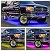 LEDGlow 6pc Million Color Multi-Color Truck LED Underbody Underglow Accent Lighting Kit – 18 Solid Colors – 12 Unique Patterns – Music Mode – Water Resistant – Includes Control Box & Remotethumb 3