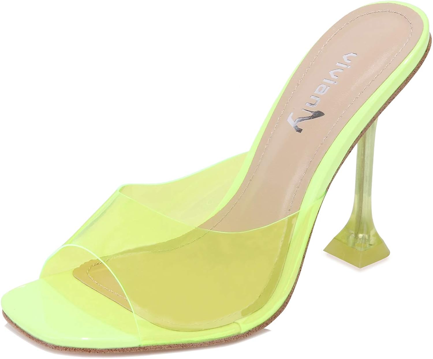 womens clear high heels