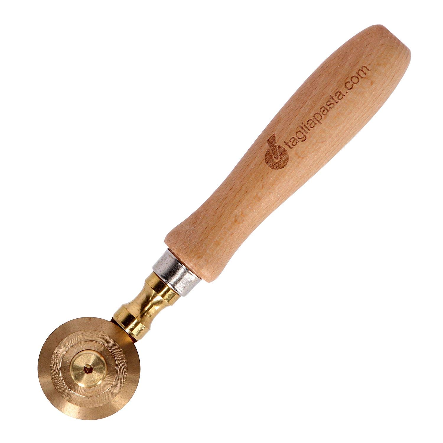 Pasta & Pastry Cutter, Brass Straight-Edged Blade Cod. 1OT
