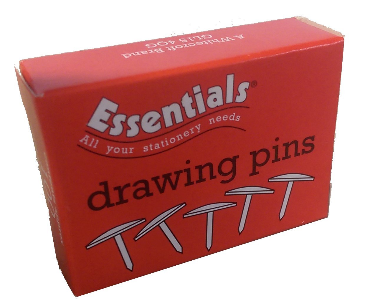 Whitecroft Essentials 34231 Value 9.5mm Brassed Drawing Pin (Pack of 100)