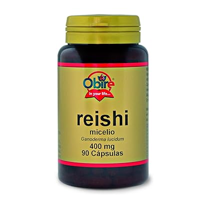 Reishi 90 cápsulas de 400 mg de Obire