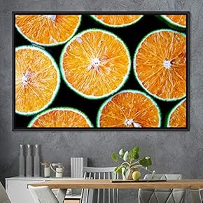 signwin Framed Canvas Wall Art FruityCitrus Colorful Farmhouse/Country...