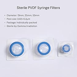COBETTER 10 pcs/PK Sterile Syringe Filter