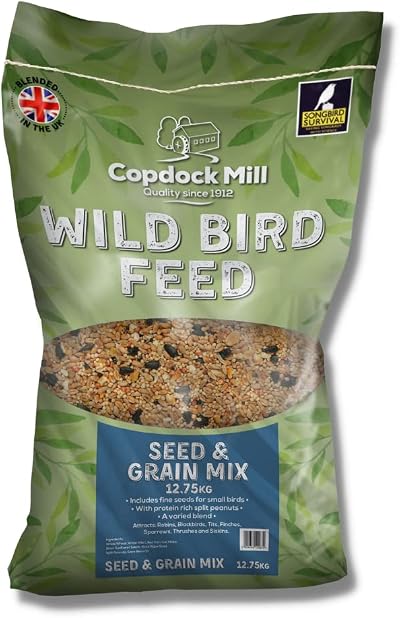 Copdock Mill Wild Bird Seed & Grain Mix 12.75kg All Year High-Energy
