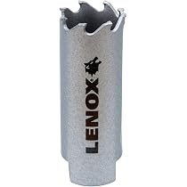 LENOX Tools Carbide Hole Saw, 7/8-Inch (22 mm) (LXAH378) : Amazon