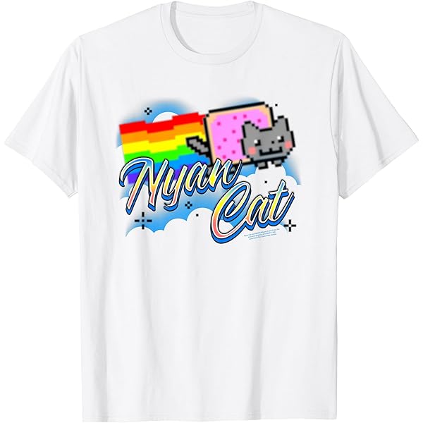 Amazon.com: Nyan Cat Nyan Nyan Nyan Rainbow Funny Internet